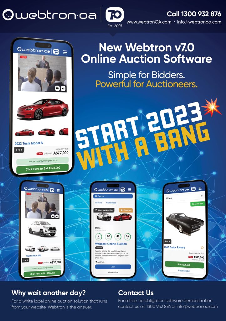 Start your 2023 Auctions with a bang. White label Auction software for your website.