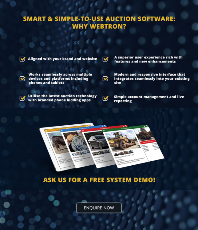 Webtron Online Auction Software Demo