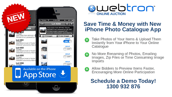 Webtron iPhone Picture Catalogue App